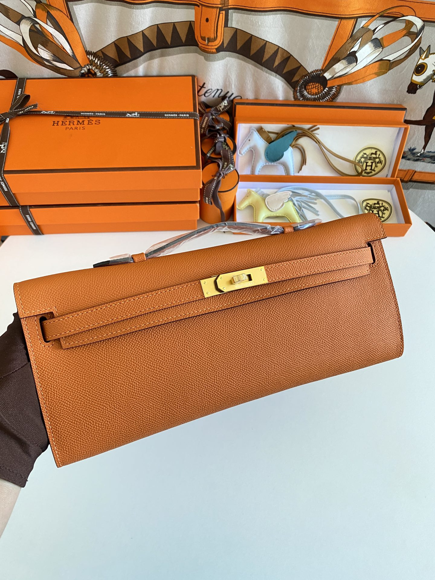 H**mes Kelly Cut 31cm Epsom Leather