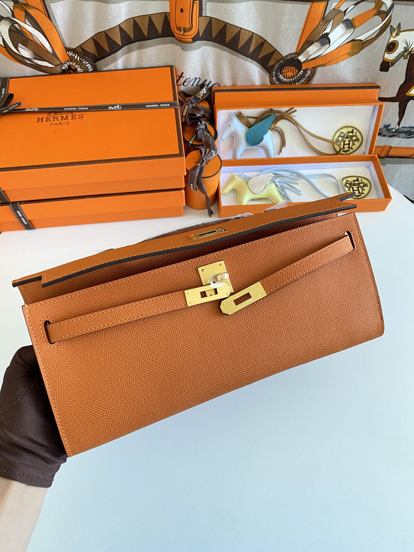 H**mes Kelly Cut 31cm Epsom Leather