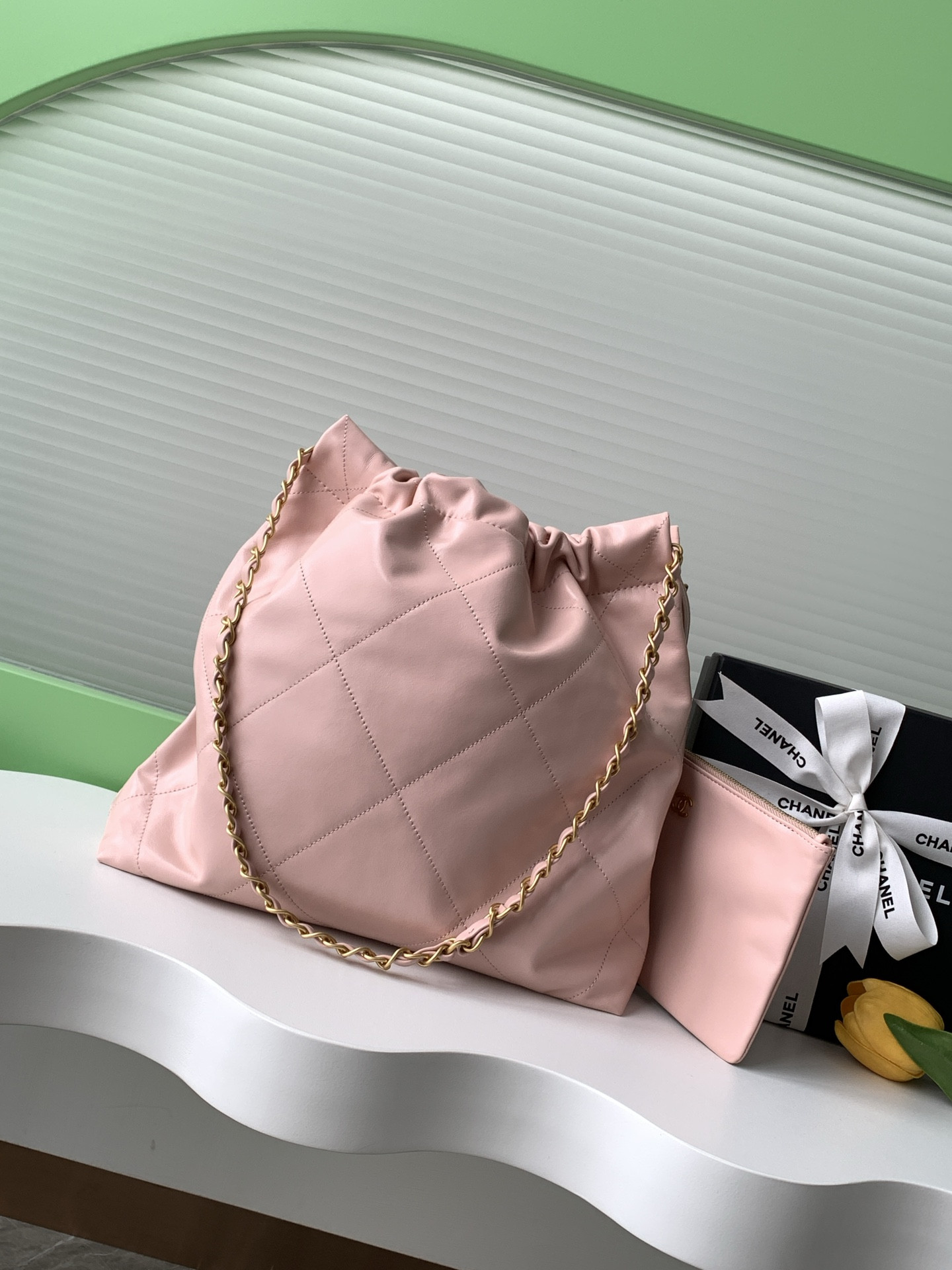 Ch*el 22 SMALL HANDBAG AS3260 35x37x7cm