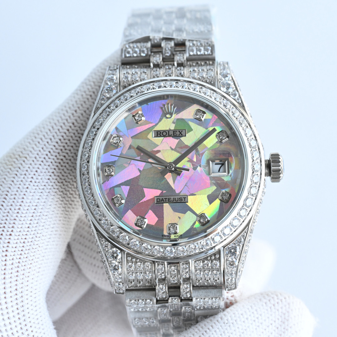 R*l*x Datejust 41mm Full Diamond Series