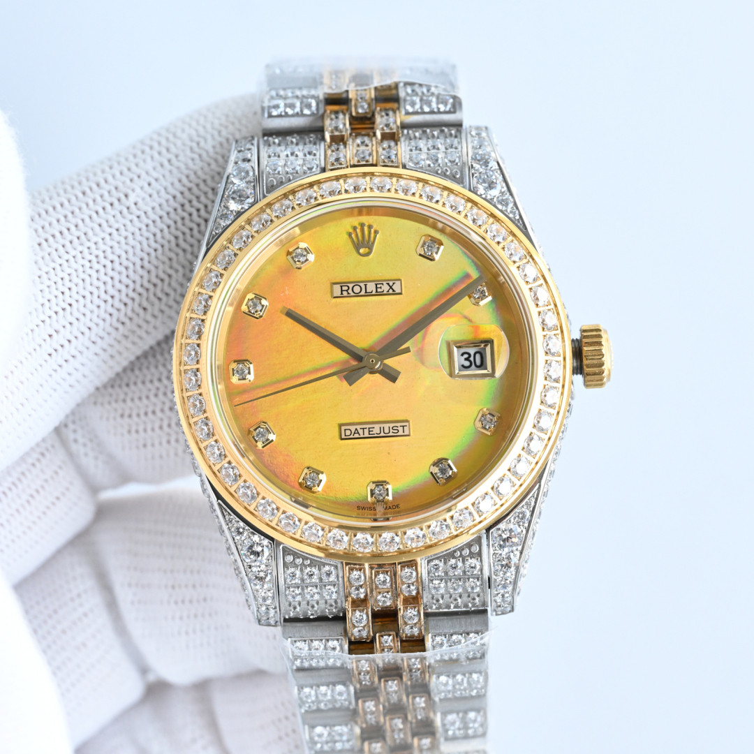 R*l*x B33 Datejust 41mm Full Diamond Series